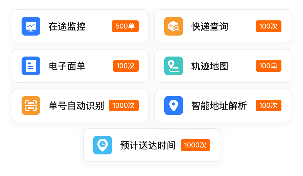物流产品矩阵